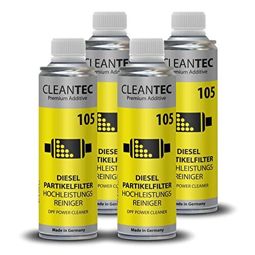 cms CleanTEC GmbH CleanTEC 105 Professionele deeltjesfilterreiniger diesel high-performance reiniger en bescherming voor DPF filter diesel en diesel hybride 375 ml (1 l/35,27 euro) (4)
