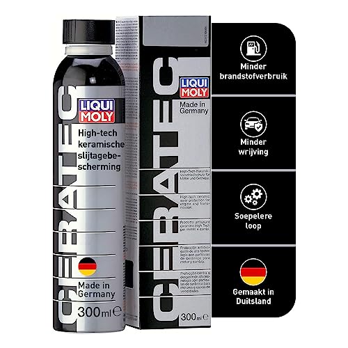 LIQUI MOLY Olieadditief Cera Tec 3721 I Keramische slijtagebescherming voor benzine- & dieselmotoren I Soepelere loop, minder wrijving & lager brandstofverbruik I Keramisch additief I 300 ml