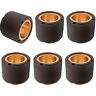 cyclingcolors (6x) Variogewogen variorollen 16 x 13 mm 4,0 G tot 9,0 g Variomatic MOPED ROLLER 50CC PGT PGO (5,0 g)