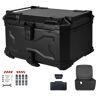 CHEMYO Motorcycle Trunk Bag Met Veiligheidsslot, Motorcycle Tail Box Trunk, Motorcycle Trunk Tail Box, Waterdichte Motorcycle Trunk (Maat : Steel, Kleur : BLACK-X_45L-B)