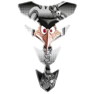 Puig 6496U Grijze Centrale Tanksticker - Motorrad Accessoires Puig 6496U Grijze Centrale Tanksticker - Motorrad Accessoires