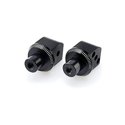 Puig voetsteunen adapterset passagier 6351N ER-6F 06' ER-6N 05'-16', Kawasaki Ninja 400 18', zwart Puig voetsteunen adapterset passagier 6351N ER-6F 06' ER-6N 05'-16', Kawasaki Ninja 400 18', zwart