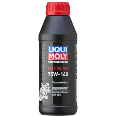 LIQUI MOLY Motorbike Gear Oil 75W-140 (GL5) 500 ml Motorfietswielolie SKU: 3072 LIQUI MOLY Motorbike Gear Oil 75W-140 (GL5) 500 ml Motorfietswielolie SKU: 3072