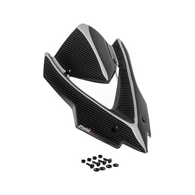 Puig 22776C Naked New Generation Sport en aerodynamische 3 mm acryl sportconstructie met verhoogd ontwerp voor betere bescherming en goed zicht, carbon Puig 22776C Naked New Generation Sport en aerodynamische 3 mm acryl sportconstructie met verhoogd ontwerp voor betere bescherming en goed zicht, carbon