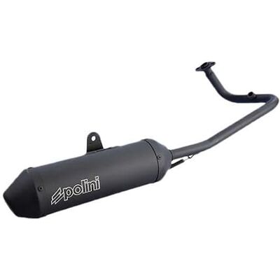 Polini Peugeot Kisbee 50 2021 Sport Mat Zwart Uitlaat Polini Peugeot Kisbee 50 2021 Sport Mat Zwart Uitlaat