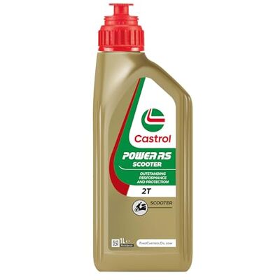 Castrol POWER RS Scooter 2T Motorfietsolie, 1L Castrol POWER RS Scooter 2T Motorfietsolie, 1L