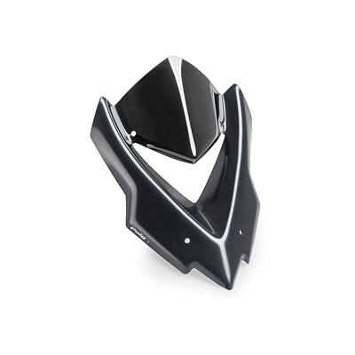Puig 22776N Naked New Generation Sport en aerodynamische 3 mm acryl sportconstructie met verhoogd ontwerp voor betere bescherming en een breed zicht, zwart Puig 22776N Naked New Generation Sport en aerodynamische 3 mm acryl sportconstructie met verhoogd ontwerp voor betere bescherming en een breed zicht, zwart