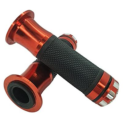 one by Camamoto 77344316E set paar handgrepen Verve kleur zwart/oranje, compatibel met motorfiets en scooter, met optimale grip, eenvoudige installatie, diameter links 22 mm/rechts 25 mm lengte 135 one by Camamoto 77344316E set paar handgrepen Verve kleur zwart/oranje, compatibel met motorfiets en scooter, met optimale grip, eenvoudige installatie, diameter links 22 mm/rechts 25 mm lengte 135