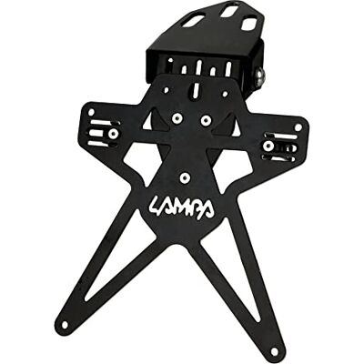 Lampa 91646 Aero-X Evo 6 Motorfiets Kentekenplaathouder voor Italiaanse kentekenplaten met verstelbare hoogte en helling Lampa 91646 Aero-X Evo 6 Motorfiets Kentekenplaathouder voor Italiaanse kentekenplaten met verstelbare hoogte en helling