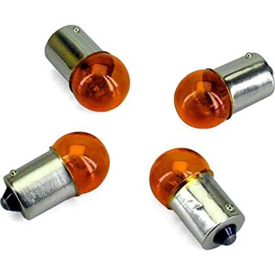 one by camamoto cod 77220003 set met 4 pijllampen, 12 V, 10 W, oranje, lampen, motorfiets, scooter, oranje, lampen BA15S one by camamoto cod 77220003 set met 4 pijllampen, 12 V, 10 W, oranje, lampen, motorfiets, scooter, oranje, lampen BA15S
