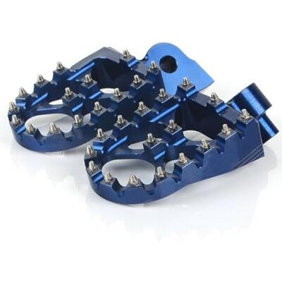 ACCOSSATO Offroad-treeplanken blauw in Ergal 7075 voor TM EN/MX van 2000 tot 2018 (CC 125) ACCOSSATO Offroad-treeplanken blauw in Ergal 7075 voor TM EN/MX van 2000 tot 2018 (CC 125)