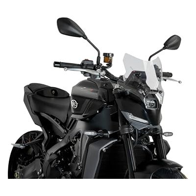 Puig 22077W nieuwe generatie sportvoorruit of Yamaha MT-09 2024 en Yamaha MT-09 SP 2024 aerodynamisch ontwerp en sportieve stijl, helder Puig 22077W nieuwe generatie sportvoorruit of Yamaha MT-09 2024 en Yamaha MT-09 SP 2024 aerodynamisch ontwerp en sportieve stijl, helder