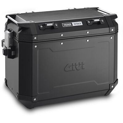 Givi OBK48BPACK2 aluminium zijkoffer, zwart Givi OBK48BPACK2 aluminium zijkoffer, zwart