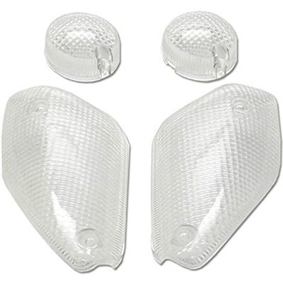 one Set met 4 transparante knipperlichten voor Yamaha Aerox MBK Nitro 50 100 '99/'12 one Set met 4 transparante knipperlichten voor Yamaha Aerox MBK Nitro 50 100 '99/'12