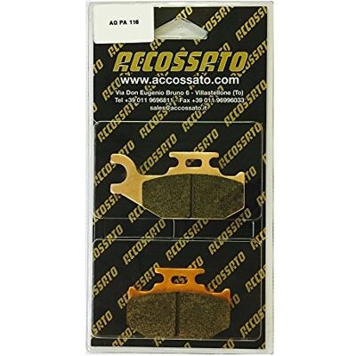 ACCOSSATO AGPA116ST remblokken, 2 stuks ACCOSSATO AGPA116ST remblokken, 2 stuks