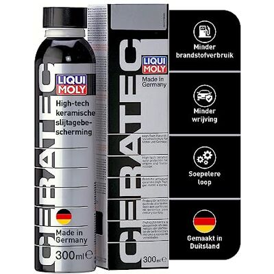 LIQUI MOLY Olieadditief Cera Tec 3721 I Keramische slijtagebescherming voor benzine- & dieselmotoren I Soepelere loop, minder wrijving & lager brandstofverbruik I Keramisch additief I 300 ml LIQUI MOLY Olieadditief Cera Tec 3721 I Keramische slijtagebescherming voor benzine- & dieselmotoren I Soepelere loop, minder wrijving & lager brandstofverbruik I Keramisch additief I 300 ml