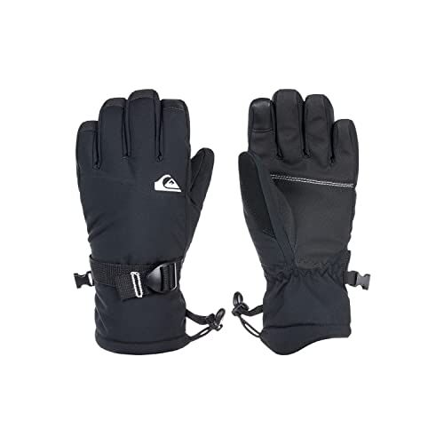 Quiksilver Mission Snowboard/skihandschoenen voor kinderen 8-16 snowboarden/skihandschoenen, kinderen, True Black, M