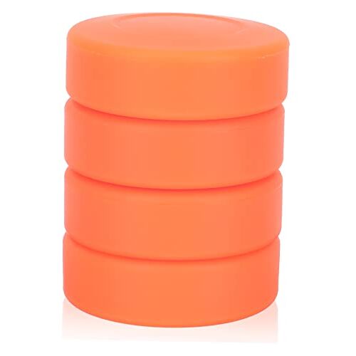 Anneome 4 Stuks Hockey Oefenbal Buitensportbenodigdheden Oefenen Puck Ijshockey Puck Voor Oefenen Rubber Hockey Puck Ijshockey Training Puck Ijshockey Sport Puck Hockey Benodigdheden