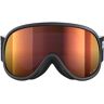 POC Uniseks Retina Mid skibril voor volwassenen, Uranium Black/Partly Sunny Orange, eenheidsmaat