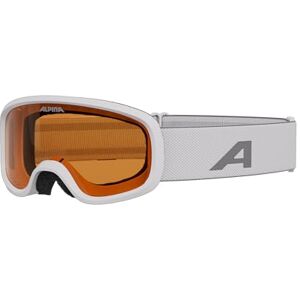 ALPINA PINEY 2.0 Skibril met anti-condens, extreem robuuste en onbreekbare skibril met 100% uv-bescherming voor kinderen, mat wit ALPINA PINEY 2.0 Skibril met anti-condens, extreem robuuste en onbreekbare skibril met 100% uv-bescherming voor kinderen, mat wit