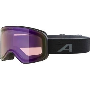 ALPINA Slope Q Stijlvolle skibril voor dames en heren, anti-condens, effectieve luchtcirculatie, gespiegelde lens, mat zwart ALPINA Slope Q Stijlvolle skibril voor dames en heren, anti-condens, effectieve luchtcirculatie, gespiegelde lens, mat zwart