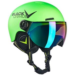Black Crevice Leogang Vizierhelm voor kinderen, neongroen, 48-52 cm Black Crevice Leogang Vizierhelm voor kinderen, neongroen, 48-52 cm
