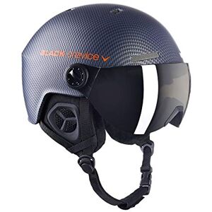 Black Crevice Gstaad, skihelm voor volwassenen, carbon navy/oranje, 51-54 cm Black Crevice Gstaad, skihelm voor volwassenen, carbon navy/oranje, 51-54 cm