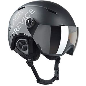 Black Crevice Vail Skihelm met vizier, mat zwart/zwart, M (55-58 cm) Black Crevice Vail Skihelm met vizier, mat zwart/zwart, M (55-58 cm)