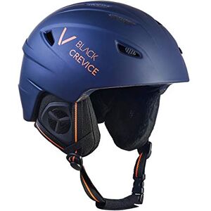 Black Crevice Unisex Skihelm voor volwassenen Strep, mat Navy/Oranje, M (57-58 cm) Black Crevice Unisex Skihelm voor volwassenen Strep, mat Navy/Oranje, M (57-58 cm)