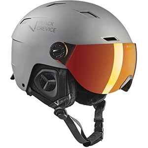 Black Crevice Skihelm met vizier Kirchberg Gun Metal, L (58-61cm) Black Crevice Skihelm met vizier Kirchberg Gun Metal, L (58-61cm)