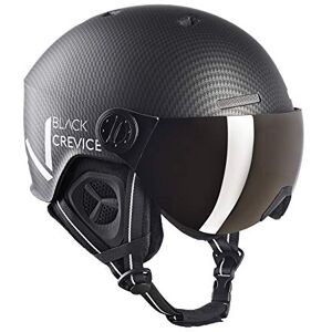 Black Crevice Skihelm SÖLDEN met vizier, zwart carbon mat/wit, S (51-54) Black Crevice Skihelm SÖLDEN met vizier, zwart carbon mat/wit, S (51-54)
