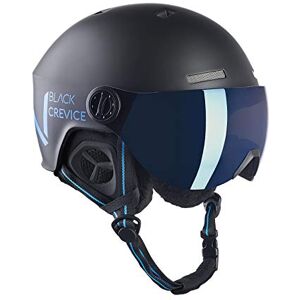 Black Crevice Skihelm SÖLDEN met vizier, zwart mat/blauw, S (51-54) Black Crevice Skihelm SÖLDEN met vizier, zwart mat/blauw, S (51-54)