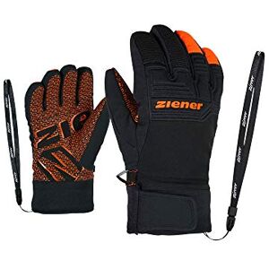 Ziener Kinderskihandschoenen/wintersport waterdicht ademend trendy Primaloft LANUS AS, helder oranje, 4,5 Ziener Kinderskihandschoenen/wintersport waterdicht ademend trendy Primaloft LANUS AS, helder oranje, 4,5