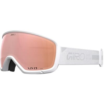 Giro Millie Goggle Sneeuwbril Ski Snowboard Goggles One Size VIVID ZEISS Lens, EXV Wide Vision, Anti-Fog, OTG Geschikt, Helm Compatibel, Kleur: Rails Wit Lenzen: Rose Gold Giro Millie Goggle Sneeuwbril Ski Snowboard Goggles One Size VIVID ZEISS Lens, EXV Wide Vision, Anti-Fog, OTG Geschikt, Helm Compatibel, Kleur: Rails Wit Lenzen: Rose Gold
