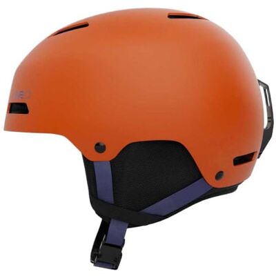 Giro Ledge FS Ski- en snowboardhelm L, harde schaal van ABS met EPS, in vorm fit-systeem, ventilatie, afneembare oorkussens, freestyle helm, mat oranje Giro Ledge FS Ski- en snowboardhelm L, harde schaal van ABS met EPS, in vorm fit-systeem, ventilatie, afneembare oorkussens, freestyle helm, mat oranje