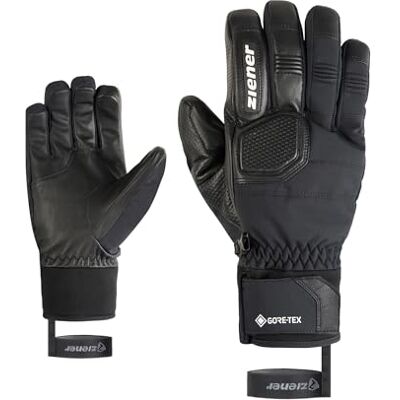 Ziener GINOS-Z skihandschoenen/wintersport Gore-Tex, Primaloft, zwart, 7,5 Ziener GINOS-Z skihandschoenen/wintersport Gore-Tex, Primaloft, zwart, 7,5
