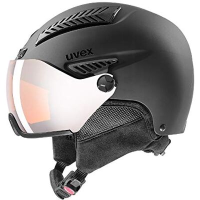 Uvex hlmt 600 vizier, skihelm voor dames en heren, met vizier, individuele maataanpassing Uvex hlmt 600 vizier, skihelm voor dames en heren, met vizier, individuele maataanpassing