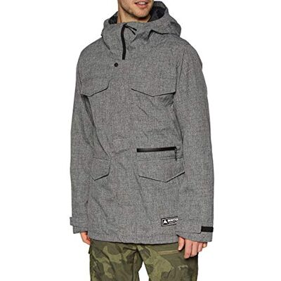 Burton Heren Covert Snowboard JackeAzul Real, Negro Verdadero Burton Heren Covert Snowboard JackeAzul Real, Negro Verdadero