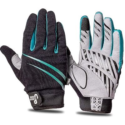 PRiME Long Gel-Padded Gloves Teal Green Winter Version fietshandschoenen winter lang anti-slip gel voering touchscreen octaan uniseks PRiME Long Gel-Padded Gloves Teal Green Winter Version fietshandschoenen winter lang anti-slip gel voering touchscreen octaan uniseks