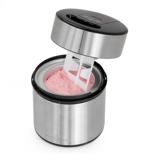 Profi Cook ProfiCook® IJsmachine en Yoghurtmaker   IJs in 20 min.   voor maximaal 1800 ml ijs   Softijsmachine voor thuis   met timer   IJsmachine voor ijs, frozen yoghurt en sorbet   PC-ICM 1140