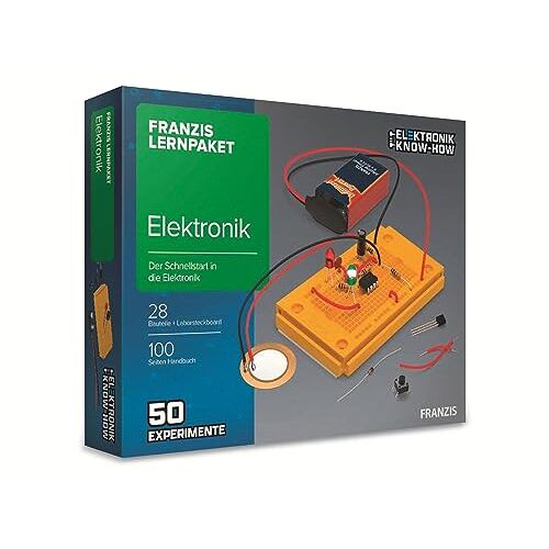 Franzis Elektronica-leerpakket: Een snelle start met elektronica. 50 spannende experimenten uitpakken, aan de slag, begrijpen!: Der Schnellstart in ... Experimente auspacken, loslegen, verstehen!