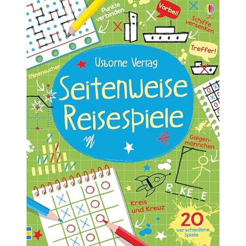 Usborne Seitenweise Reisespiele: mit heraustrennbaren Seiten