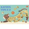 Laurence King Verlag Katzen von A bis Z: Das Puzzle in Form einer Katze