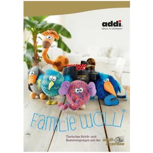 Addi Woolly Family Duits Book voor Express 1 Stuk Addi Woolly Family Duits Book voor Express 1 Stuk