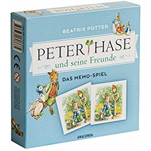 ANACONDA Peter Hase und seine Freunde Das Memo-Spiel mit 40 Spielkarten im Spielkarton ANACONDA Peter Hase und seine Freunde Das Memo-Spiel mit 40 Spielkarten im Spielkarton