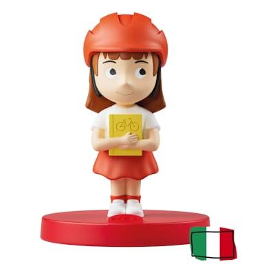 FABA Klankfiguur – Sofia en de magische fiets – verhalen en klanksprookjes voor jongens en meisjes van 5-10 jaar, speelgoed met pedagogische inhoud, Italiaanse versie FABA Klankfiguur – Sofia en de magische fiets – verhalen en klanksprookjes voor jongens en meisjes van 5-10 jaar, speelgoed met pedagogische inhoud, Italiaanse versie