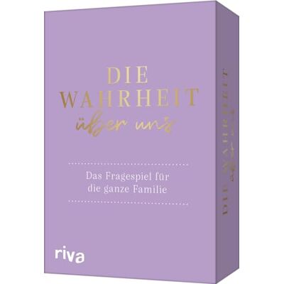 RIVA Die Wahrheit über uns Das Fragespiel für die ganze Familie: Unterhaltsame Fragen für besondere Momente. Das liebevolle Geschenk zu Weihnachten, Geburtstag, Muttertag, Vatertag. RIVA Die Wahrheit über uns Das Fragespiel für die ganze Familie: Unterhaltsame Fragen für besondere Momente. Das liebevolle Geschenk zu Weihnachten, Geburtstag, Muttertag, Vatertag.