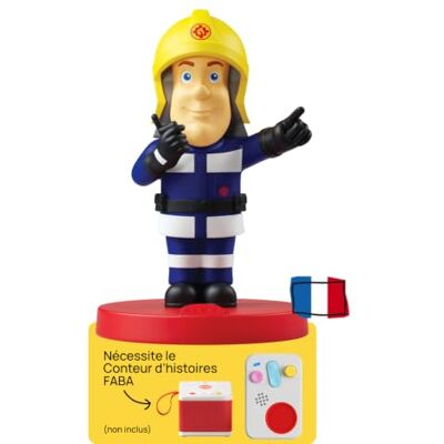 FABA Figuurtje met geluid – brandweerman Sam de helden in actie! – sprookjes en geluidsverhalen, kinderen 3-5 jaar, om te luisteren met de verhalenverteller en +, educatief spel, Franse versie FABA Figuurtje met geluid – brandweerman Sam de helden in actie! – sprookjes en geluidsverhalen, kinderen 3-5 jaar, om te luisteren met de verhalenverteller en +, educatief spel, Franse versie
