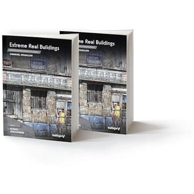 Vallejo 75050 boek: Extreme Real Buildings, Engels modelbouwset, meerkleurig, medium Vallejo 75050 boek: Extreme Real Buildings, Engels modelbouwset, meerkleurig, medium