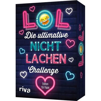 RIVA LOL Die ultimative Nicht-lachen-Challenge Edition für Paare: Mit den besten Witzen, Flachwitzen, Scherzfragen. Tolles Geschenk zu Hochzeit, Jahrestag, Valentinstag, Geburtstag RIVA LOL Die ultimative Nicht-lachen-Challenge Edition für Paare: Mit den besten Witzen, Flachwitzen, Scherzfragen. Tolles Geschenk zu Hochzeit, Jahrestag, Valentinstag, Geburtstag